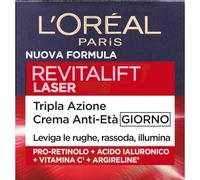 L'Oréal Paris Revitalift Laser Day Cream with Hyaluronic Acid, Triple Action Anti-Aging Face Cream, Firms Skin and Reduces Wrinkles, 50ml