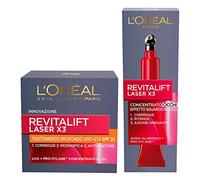 L'Oréal Paris Revitalift Laser Deep Anti-Ageing Treatment SPF 25 with Hyaluronic Acid and Pro-Retinol + Revitalift Laser Anti-Wrinkle Firming Eye Cream with Vitamin C