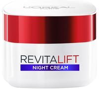 L’Oréal Paris Revitalift Hydrating Night Cream, Anti-Wrinkle Moisturising Formula to Reinforce Skin Elasticity, Smoother and Firmer Skin, Pro-Retinol and Elasti-Peptides, 50ml