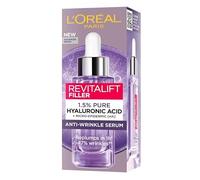 L'ORÉAL PARIS REVITALIFT Revitalift Filler Anti-Wrinkle Serum, 30 ml, Pack of 1 / Formula with 1.5% pure hyaluronic acid/Regenerates and nourishes/Firming and hydrating effect
