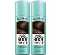 L'Oreal Paris Root Cover Up Temporary Gray Concealer Spray Dark Brown 2 Oz (Pack of 2) (Packaging May Vary)