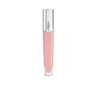 L'Oreal Paris Rouge Signature Plumping Sheer Pink Lip Gloss, 406 Amplify, Women Amplify