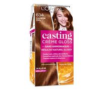 L'ORÉAL PARIS Semi-Permanent Hair Colour Tone on Tone - Ultra Glossy and Natural Colour - Ammonia-Free - Casting Cream Gloss - Shade : Honey Brown (634)