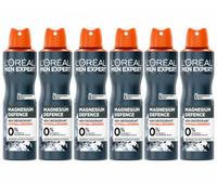 L'Oreal Paris SIX PACK Men Expert Magnesium Defence Anti-Perspirant Deodorant Spray 250ml