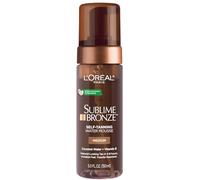 L'Oreal Paris Skincare Sublime Bronze Hydrating Self-Tanning Water Mousse, Quick Drying, Streak-Free Self-Tanner for Natural Looking Tan, 5 oz