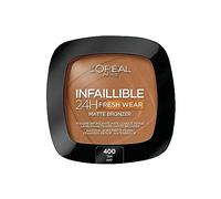 L'Oréal Paris Soft Matte Bronzer, Longwear, Matte Finish, Waterproof and Transfer-proof, Infallible 24H, 400