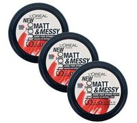 LOREAL PARIS STUDIO LINE 150ML MATT & MESSY PUTTY - NATURAL LOOK - 3 PACK
