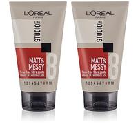 L'Oreal Paris Studio Line Matt Messy Hair Rough Paste, 150 ml (Pack of 2)