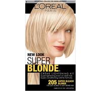 L'Oreal Paris Super Blonde Creme Lightening, 205 Light Brown To Blonde, 1 Kit
