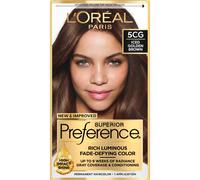 L'Oréal Paris Superior Preference Permanent Hair Color, 5CG Iced Golden Brown