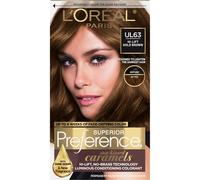 L'Oreal Paris Superior Preference Fade-Defying + Shine Permanent Hair Color UL63 Hi-Lift Gold Brown Pack of 1 Hair Dye