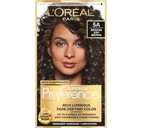L'Oréal Paris Superior Preference Permanent Hair Color, 5A Medium Ash Brown