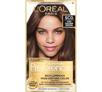 L'Oréal Paris Superior Preference Permanent Hair Color, 5CG Iced Golden Brown