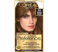 L'Oréal Paris Superior Preference Permanent Hair Color, Medium Golden Brown 5G