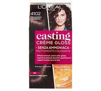 L'Oréal Paris Tinta Capelli Casting Creme Gloss, senza Ammoniaca per una Fragranza Piacevole, 4102 Cool Brunette Cioccolato Fond