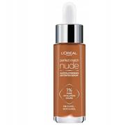 L'Oréal Paris Tinted Serum Nourishing Liquid Foundation with Hyaluronic Acid, Perfect Match Tinted Serum, No. 7-8 Dark - Very Dark, 1 x 30 ml