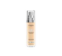 L'Oréal Paris Foundation for Face, Skincare Infused with Hyaluronic Acid, True Match Hydrating Liquid Foundation for All Skin Tones, SPF 16, 2W Golden Almond, 30 ml