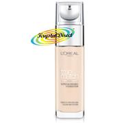 L'Oreal Paris True Match Liquid Foundation, Skincare Infused with Hyaluronic Acid No.D1/W1 Golden Ivory (30 ml)