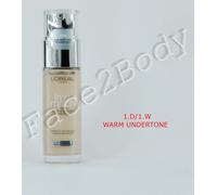 L'Oreal Paris True Match Liquid Foundation with Hyaluronic Acid & SPF 17 30ml, 5W, Women W