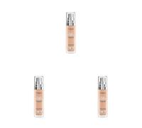 L'Oreal Paris True Match Liquid Foundation, Skincare Infused with Hyaluronic Acid, SPF 16, Available in 46 Shades, 5C Rose Sand, 30 ml (Pack of 3)