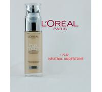 L'Oréal Paris True Match Liquid Foundation with Hyaluronic Acid 30ml and SP