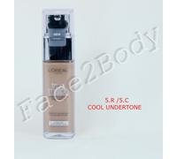 L'Oréal Paris True Match Liquid Foundation with Hyaluronic Acid 30ml and SP