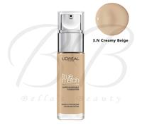 L'Oreal Paris Foundation True Match Liquid Foundation With Hyaluronic Acid &Amp; Spf 17 30Ml Creamy Beige