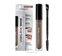 L'Oreal Paris Unbelieva-Brow Longwear Waterproof Tinted Brow Gel, No Smudge, No Transfer, Sweat-Resistant, Soft Brunette, 0.15 fl oz