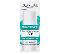 L'Oréal Paris UV Anti-Stain Fluid with SPF 50+ for All Skin Types, Protection and Softened Spots, with Niacinamine and Vitamin E, Bright Reveal, 50 ml