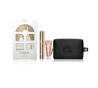 L'Oréal Paris Voyage Enchanté Christmas Set Panorama Mascara Panoramic Volume Black + Highlighter Fluid Mini Lumi Glotion 903 Medium Glow + Velvet Makeup Bag