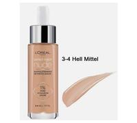 L'Oreal Perfect Match Nude Tinted Serum 3-4 Hell Mittel Light /Medium Foundation