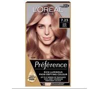 L'Oreal Preference Permanent Colour 7.23 Dark Rose Gold