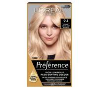L'Oreal Preference Permanent Colour 9.1 Viking Light Ash Blonde