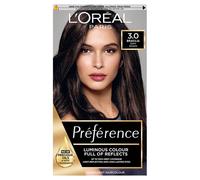 LOreal Paris Preference permanent hair dye, 3 Brasilia Dark Brown
