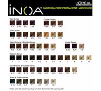 L'Oréal Professional INOA 60ml Permanent Ammonia Free Hair Dye Full Range