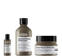 L'Oréal Professionnel Absolut Repair Molecular Shampoo Rinse off Hair Mask and Mini Rinse off Hair Serum
