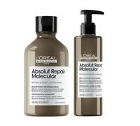L'oreal Professionnel Absolut Repair Molecular Shampoo Serum Duo In Clear Clear One Size