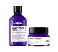 L'Oréal Professionnel DUO Keratin Alpha Sleek Shampoo Hair Mask Duo - 300 ml