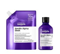 L'Oréal Professionnel DUO Keratin Alpha Sleek Shampoo Refill Duo - 300 ml