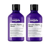 L'Oréal Professionnel Keratin Alpha Sleek Shampoo- 2 w nti-frizz & smoothing, sulphate free 300ml