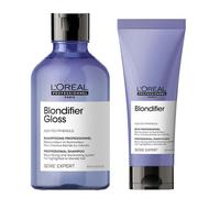 L'Oreal Professionnel Serie Expert Blondifier Shampoo Gloss 300ml & Conditioner 200ml Duo in Clear L'Oreal Professionnel Clear
