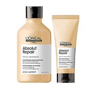 Serie Expert Absolut Repair Shampoo 300ml and Conditioner 200ml Duo L'Oreal Professionnel Clear One Size