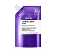 L'Oréal Professionnel Série Expert Keratin Alpha Sleek Shampoo professional smoothing shampoo for frizzy hair 1 l, refill