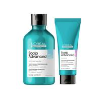 Serie Expert Scalp Advanced Anti-Dandruff Dermo-Clarifier Shampoo 300ml and Anti-Discomfort Hair Treatment 200ml Duo L'Oreal Professionnel Clear One Size
