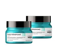 L'Oreal Professionnel Serie Expert Scalp Advanced Anti-Oiliness 2-in-1 Deep Purifier Clay for Oily Scalps 250ml Double in Clear L'Oreal Professionnel Clear