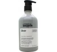 L'Oreal Professionnel SERIE EXPERT Silver Violet Dyes + Magnesium Shampoo Neutralizing and Brightening for Grey and White Hair 500ml