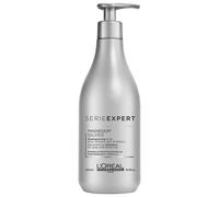 L'Oreal Professionnel SERIE EXPERT Silver Violet Dyes + Magnesium Shampoo Neutralizing and Brightening for Grey and White Hair 500ml