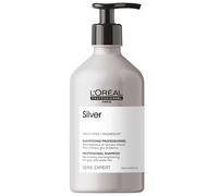L'Oreal Professionnel SERIE EXPERT Silver Violet Dyes + Magnesium Shampoo Neutralizing and Brightening for Grey and White Hair 500ml