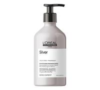 L'Oreal Professionnel SERIE EXPERT Silver Violet Dyes + Magnesium Shampoo Neutralizing and Brightening for Grey and White Hair 500ml