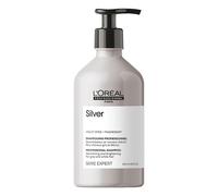 L'Oreal Professionnel SERIE EXPERT Silver Violet Dyes + Magnesium Shampoo Neutralizing and Brightening for Grey and White Hair 500ml